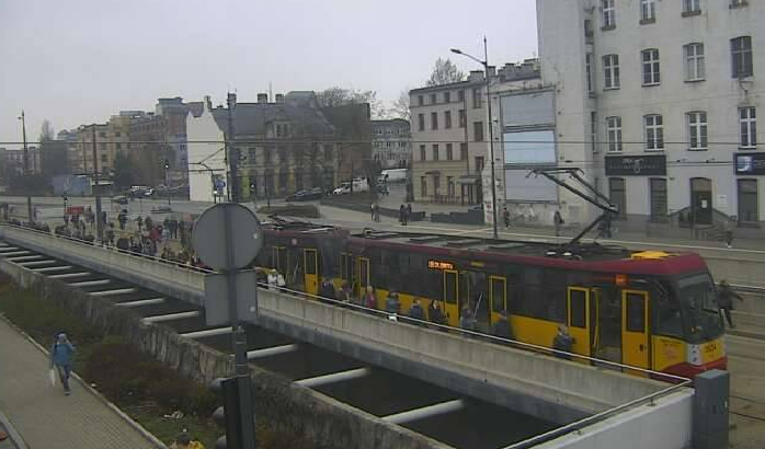 Zatrzymanie ruchu tramwajów na Mickiewicza