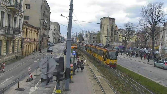 zatrzymanie ruchu tramwajów na Zachodniej