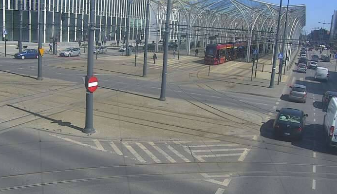 Zatrzymanie ruchu tramwajów na Mickiewicza przed Piotrkowską. Nadal mogą występować opóźnienia na 6 liniach 1 zatrzymanie ruchu tramwajów na Mickiewicza