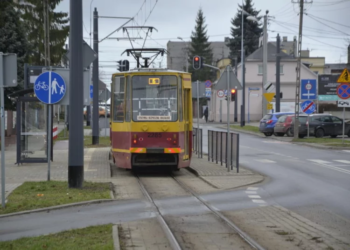 zatrzymanie ruchu tramwajów w Zgierzu