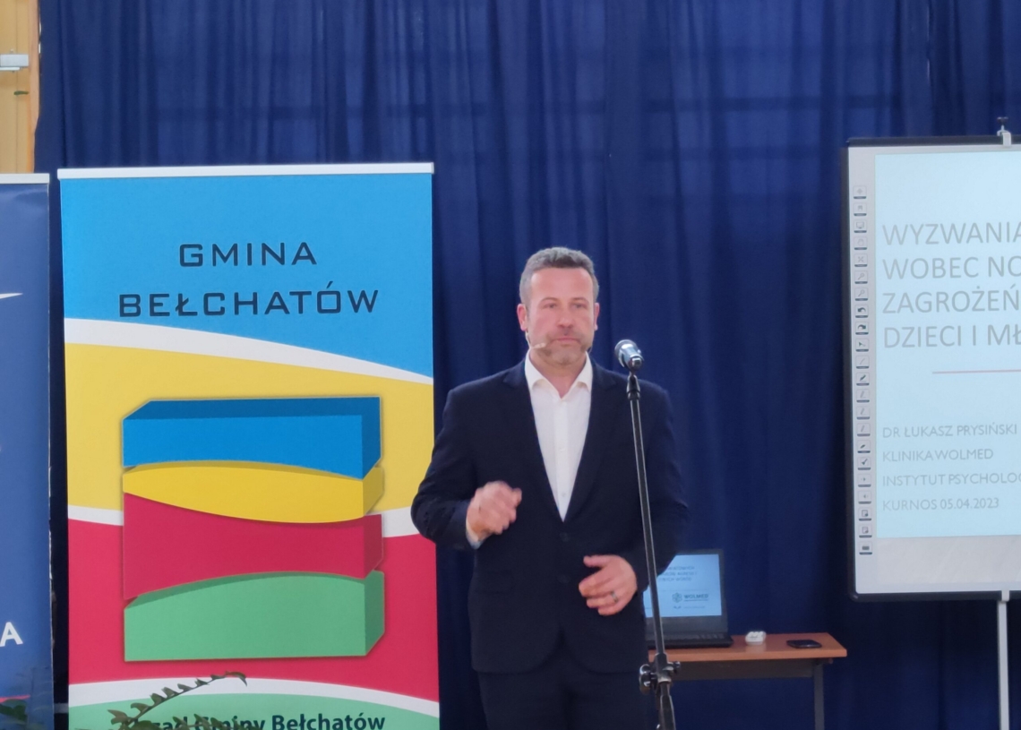Konferencja profilaktyczna w szkole w Kurnosie