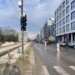 remontowanym odcinku Północnej