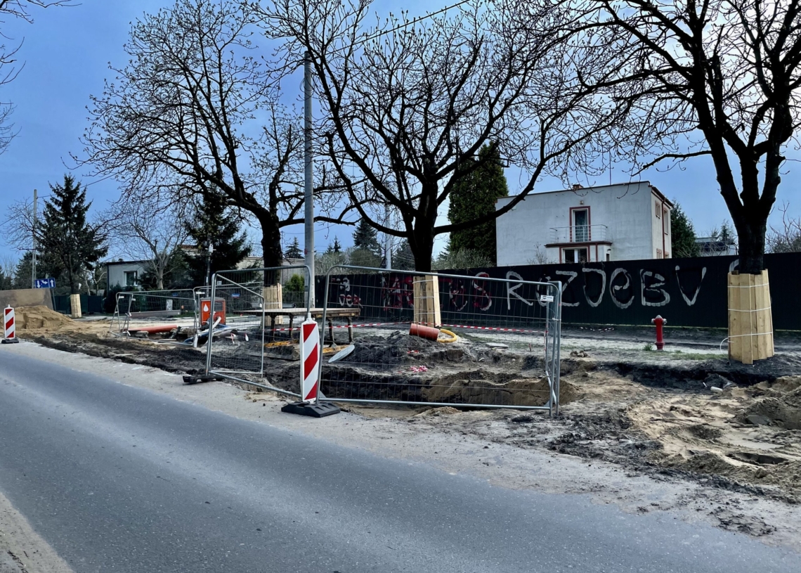 Remont Krakowskiej. Na razie rozbiórki na zachodniej części jezdni [ZDJĘCIA]