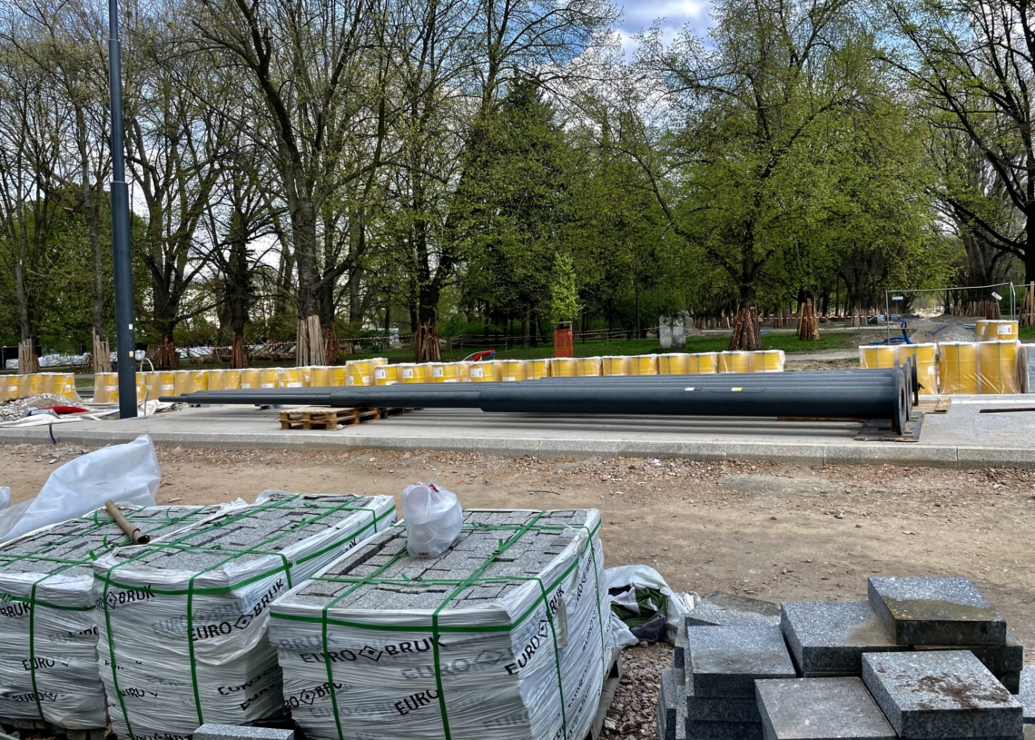 Modernizacja Północnej. 25 kwietnia drogowcy zajmą południową nitkę, a kierowcy pojadą bliżej parku [ZDJĘCIA + WIDEO]
