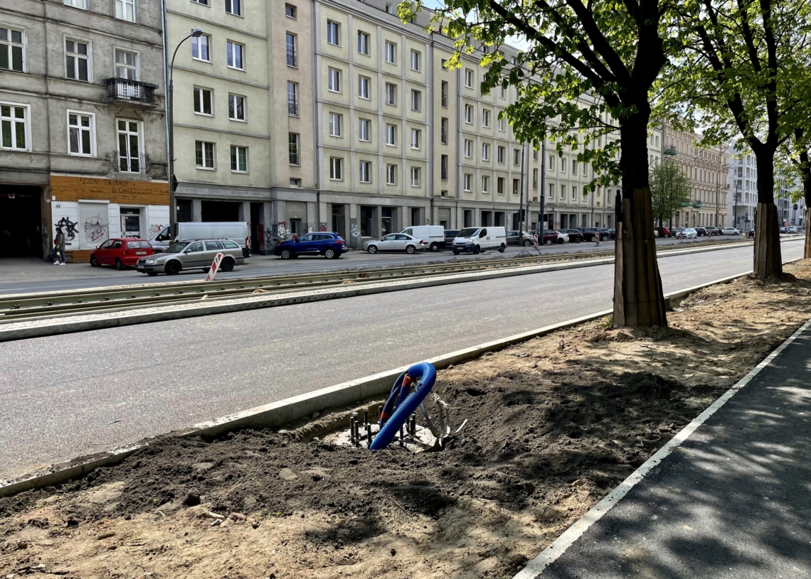 Modernizacja Północnej. 25 kwietnia drogowcy zajmą południową nitkę, a kierowcy pojadą bliżej parku [ZDJĘCIA + WIDEO]