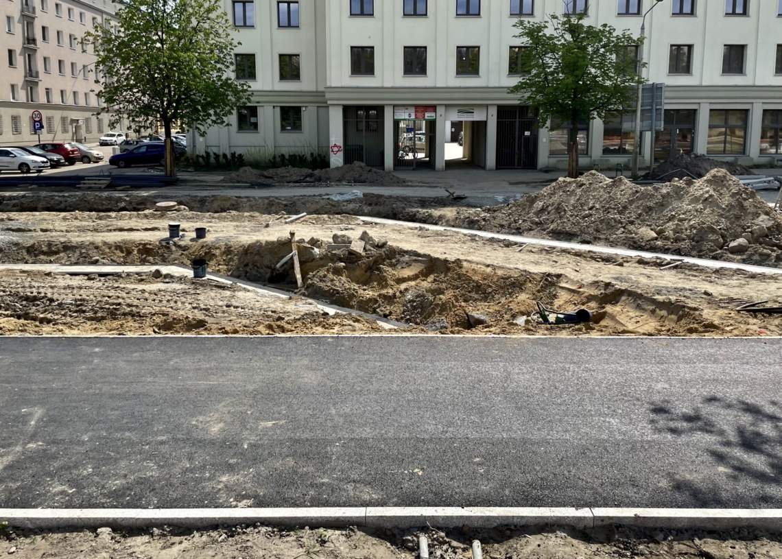 Modernizacja Północnej. 25 kwietnia drogowcy zajmą południową nitkę, a kierowcy pojadą bliżej parku [ZDJĘCIA + WIDEO]