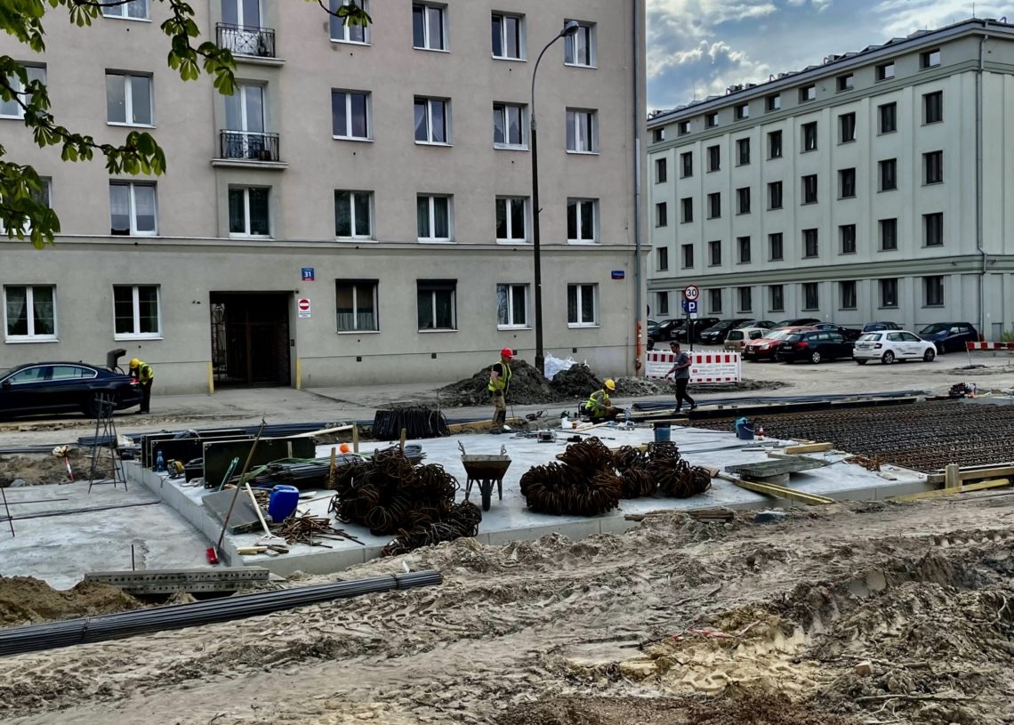 Modernizacja Północnej. 25 kwietnia drogowcy zajmą południową nitkę, a kierowcy pojadą bliżej parku [ZDJĘCIA + WIDEO]