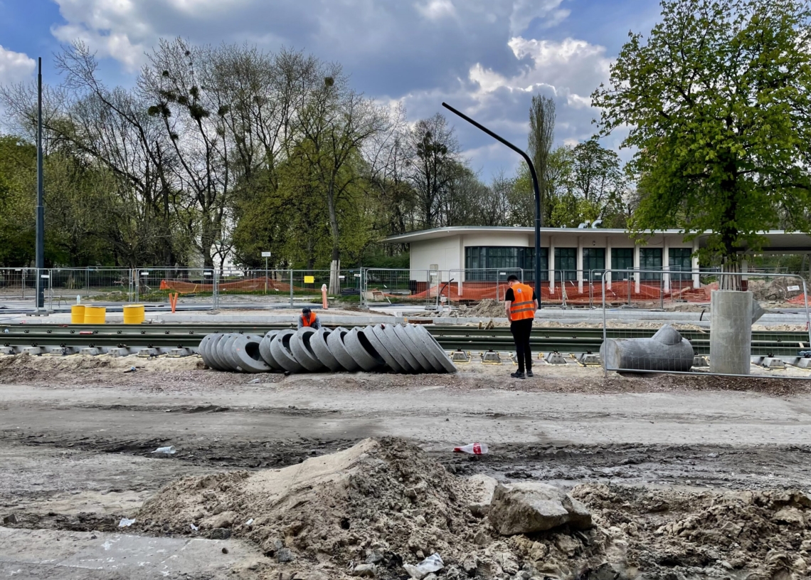 Modernizacja Północnej. 25 kwietnia drogowcy zajmą południową nitkę, a kierowcy pojadą bliżej parku [ZDJĘCIA + WIDEO]