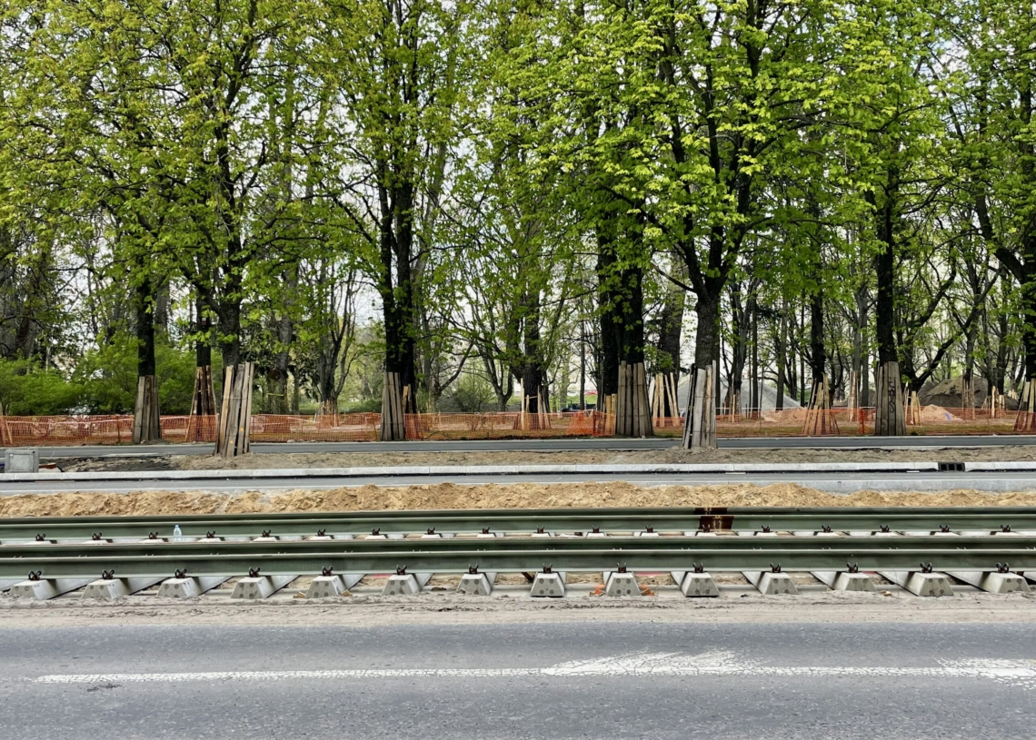 Modernizacja Północnej. 25 kwietnia drogowcy zajmą południową nitkę, a kierowcy pojadą bliżej parku [ZDJĘCIA + WIDEO]
