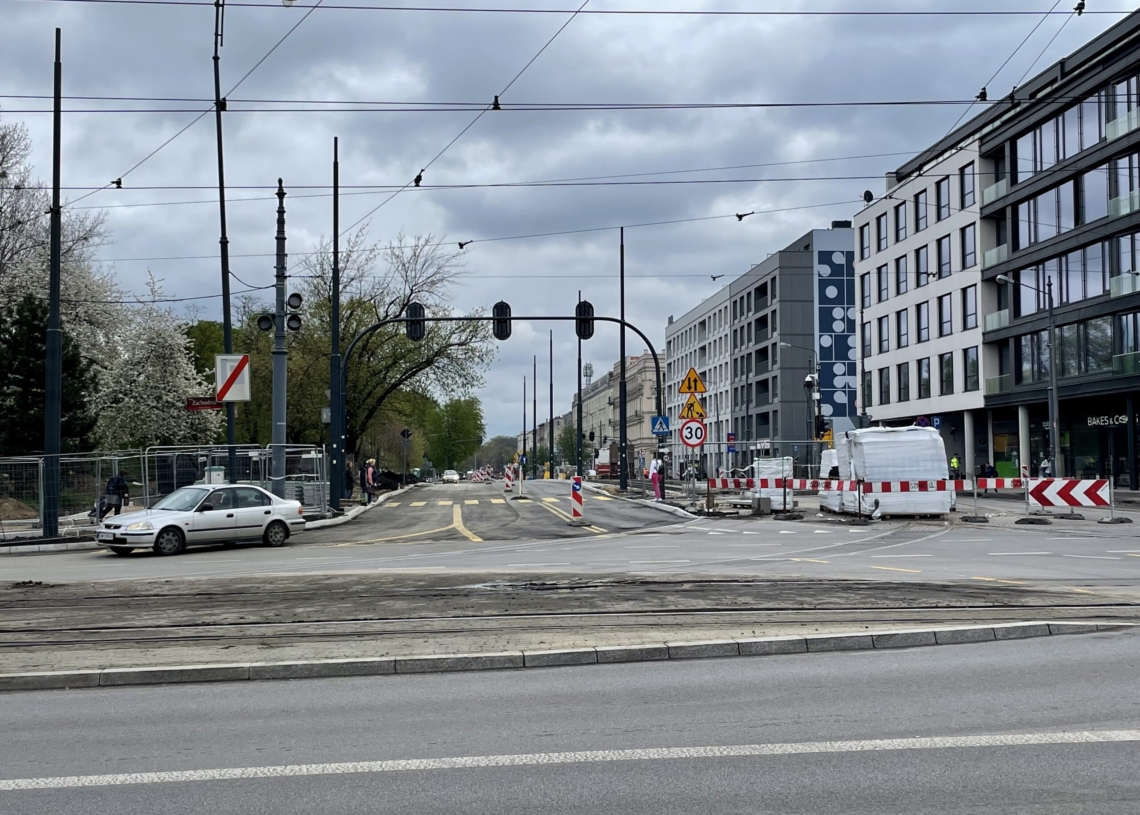 Po modernizowanej Północnej auta jeżdżą nitką bliżej parku