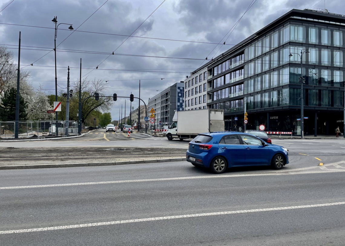 Po modernizowanej Północnej auta jeżdżą nitką bliżej parku