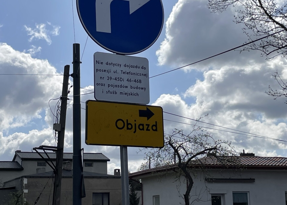 W połowie maja zacznie się remont Telefonicznej i potrwa do połowy grudnia. Ulica zostanie zamknięta na odcinku ponad 800 m [ZDJĘCIA]