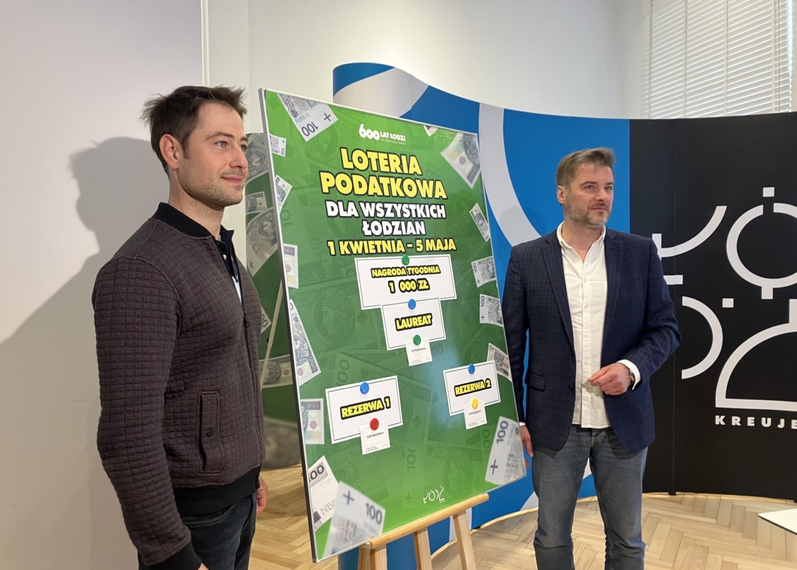 Loteria podatkowa dla łodzian. Zapisy do początku maja 1 Loteria podatkowa