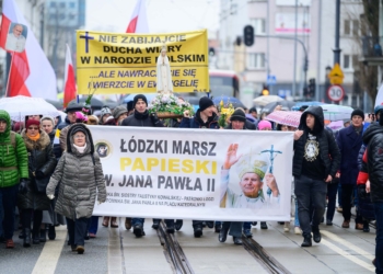 Łódź: Marsz Pamięci św. Jana Pawła II