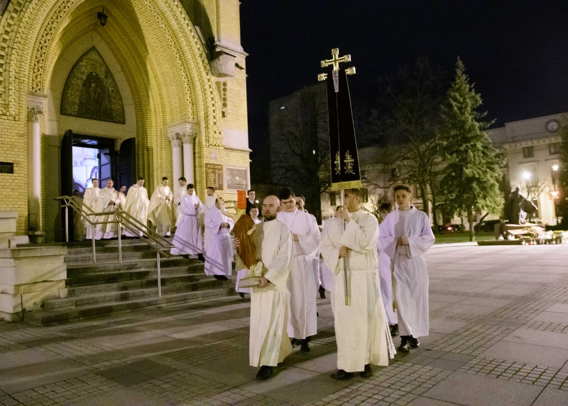 Wigilia Paschalna w Archikatedrze Łódzkiej