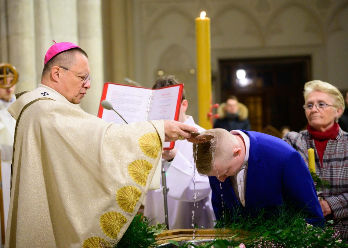 Wigilia Paschalna w Archikatedrze Łódzkiej