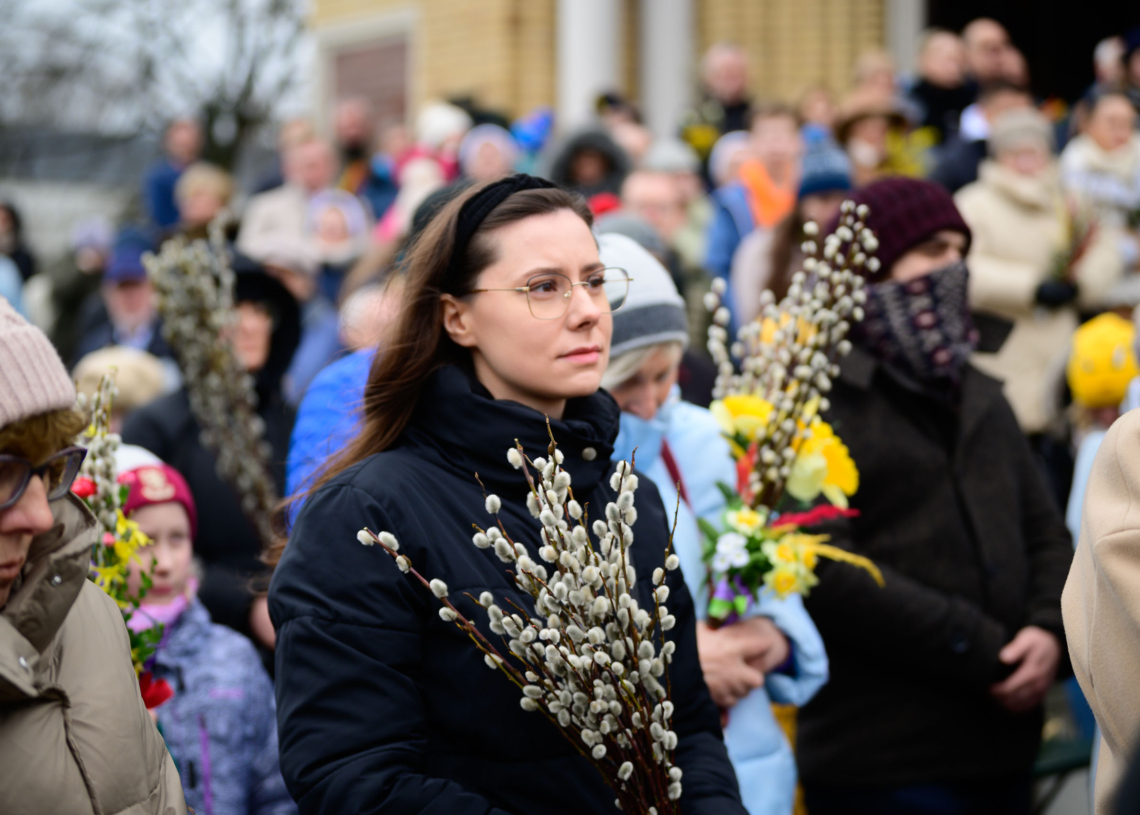 Niedziela Palmowa w Łodzi. Oczekiwanie na zmartwychwstanie Chrystusa [ZDJĘCIA]