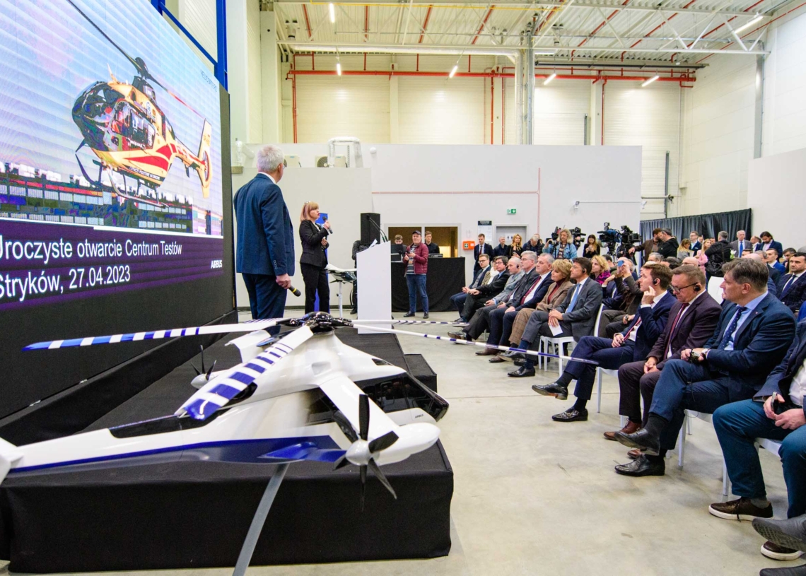 Otwarcie Centrum Testów Airbus Helicopters w Strykowie