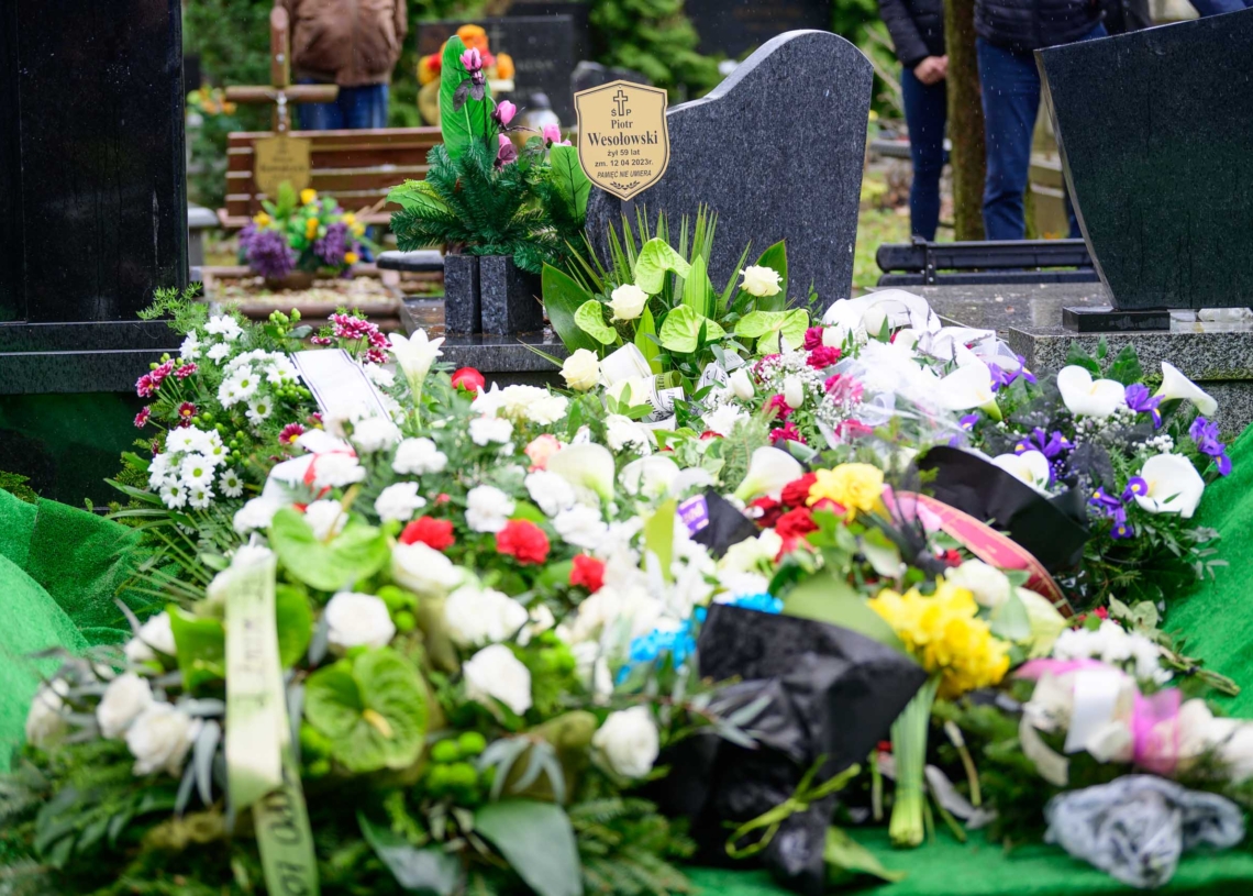 Ostatnie pożegnanie Piotra Wesołowskiego