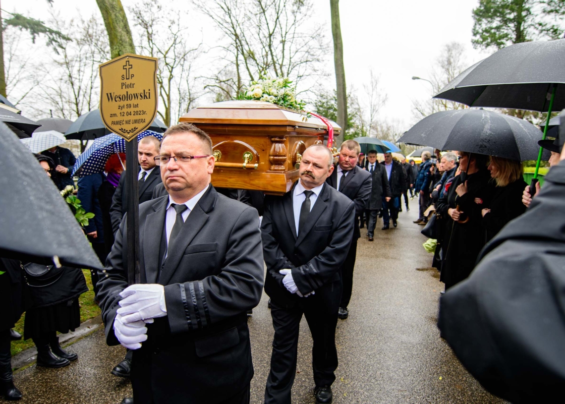 Ostatnie pożegnanie Piotra Wesołowskiego