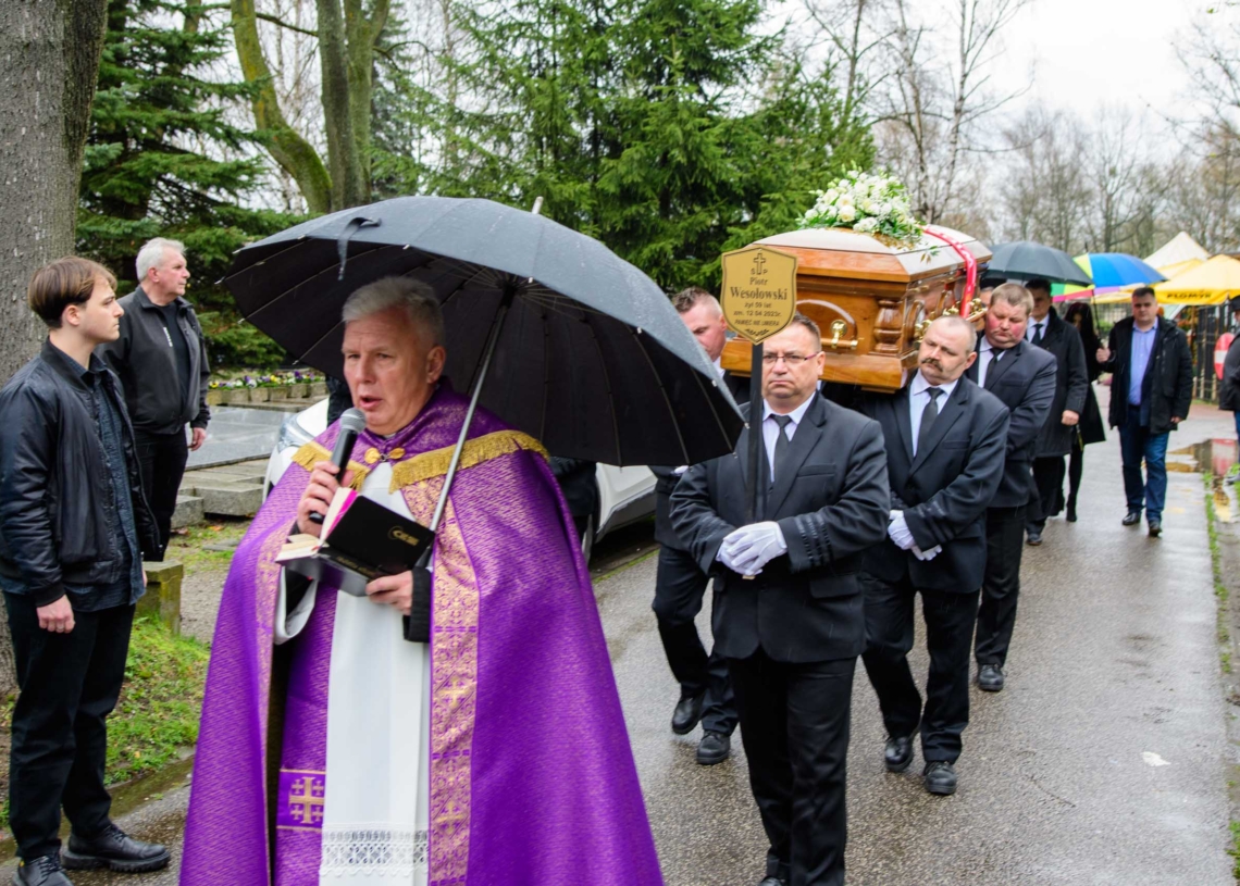 Ostatnie pożegnanie Piotra Wesołowskiego
