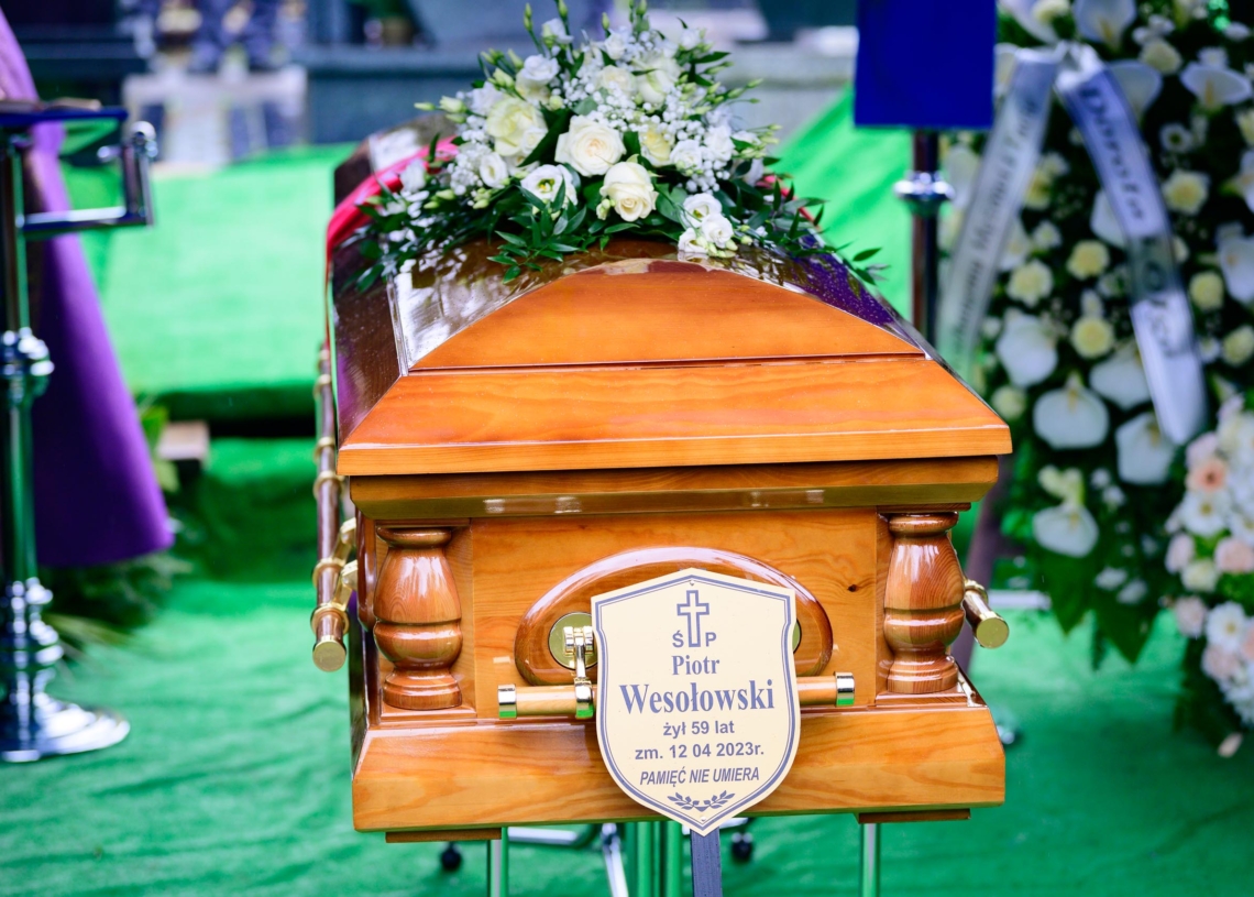 Ostatnie pożegnanie Piotra Wesołowskiego