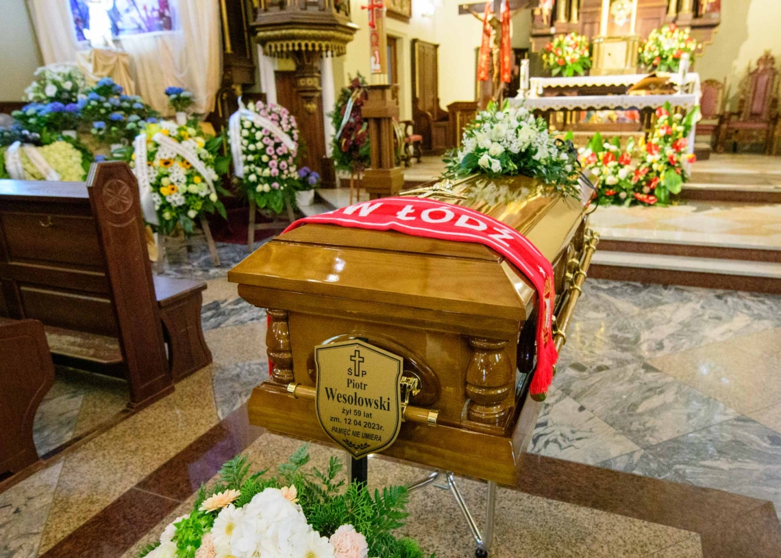 Ostatnie pożegnanie Piotra Wesołowskiego