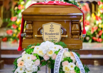 Ostatnie pożegnanie Piotra Wesołowskiego