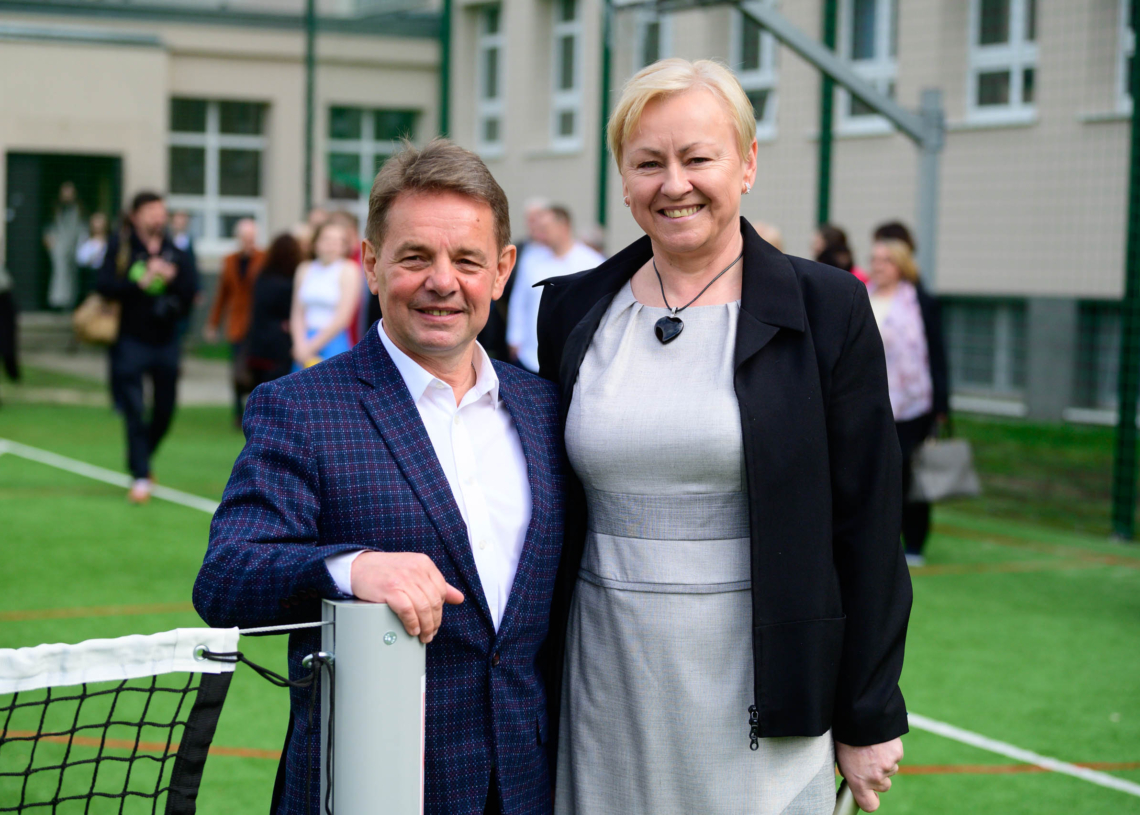 Kompleks boisk sportowych w XXXI LO w Łodzi
