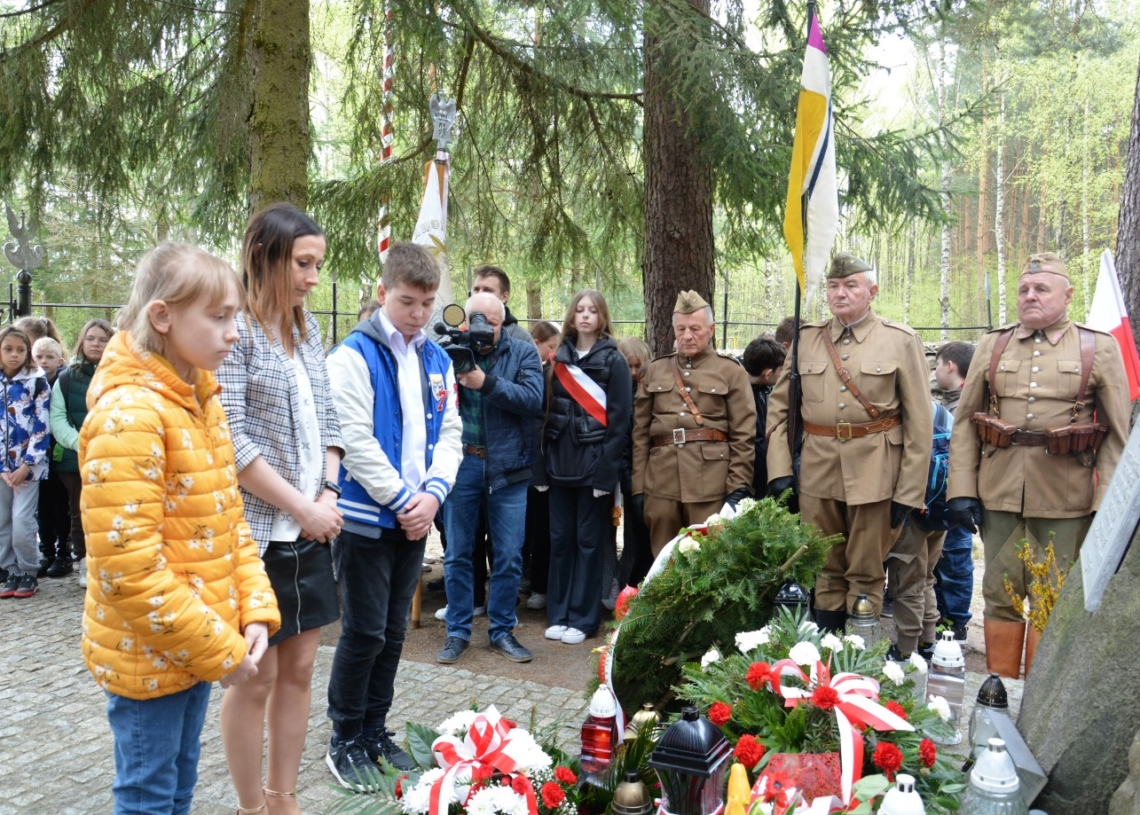 83. rocznica śmierci mjr. Henryka Dobrzańskiego. Obchody w Anielinie