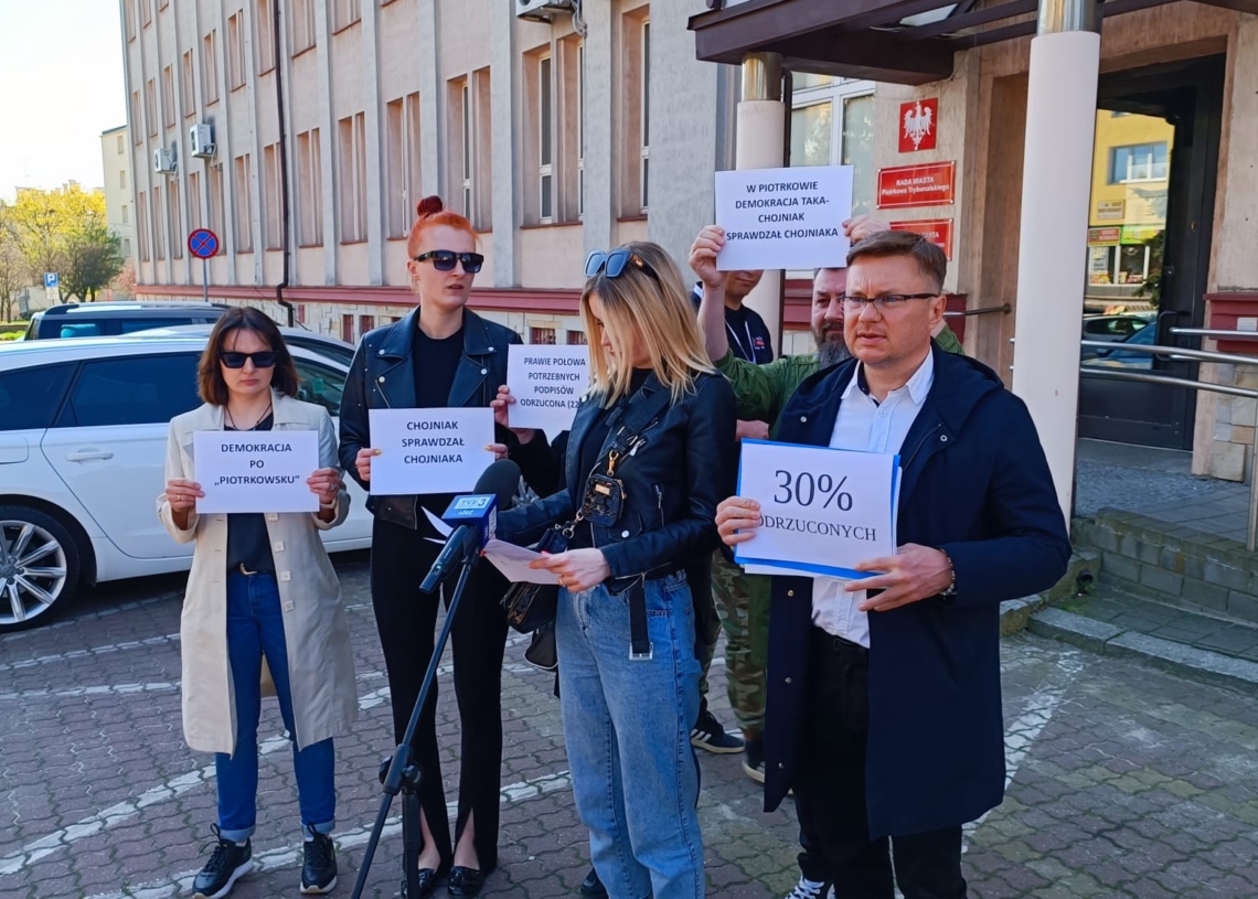 Grupa referendalna z Piotrkowa Trybunalskiego złoży wniosek do WSA