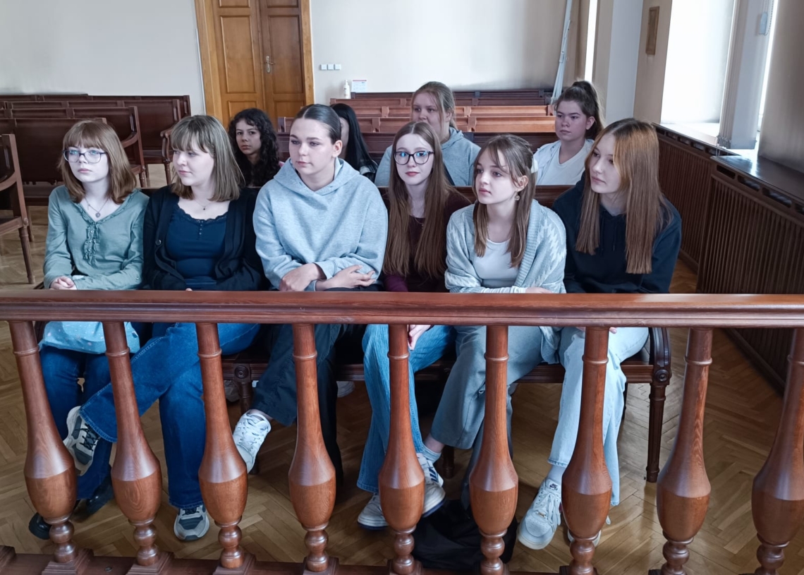 Nietypowa lekcja WOS-u w piotrkowskim sądzie