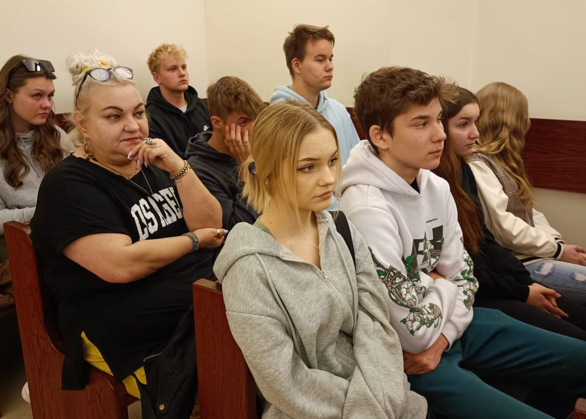 Nietypowa lekcja WOS-u w piotrkowskim sądzie