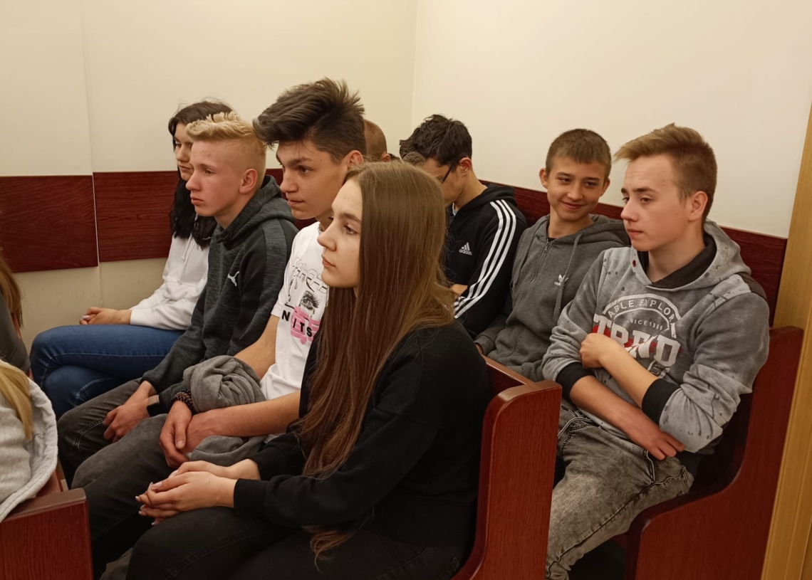 Nietypowa lekcja WOS-u w piotrkowskim sądzie