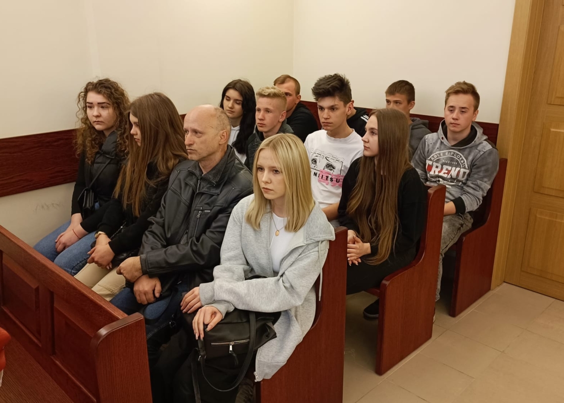 Nietypowa lekcja WOS-u w piotrkowskim sądzie