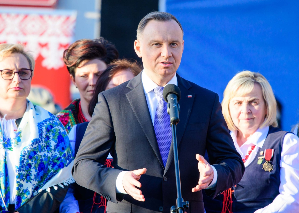 Prezydent Andrzej Duda z wizytą w Pajęcznie