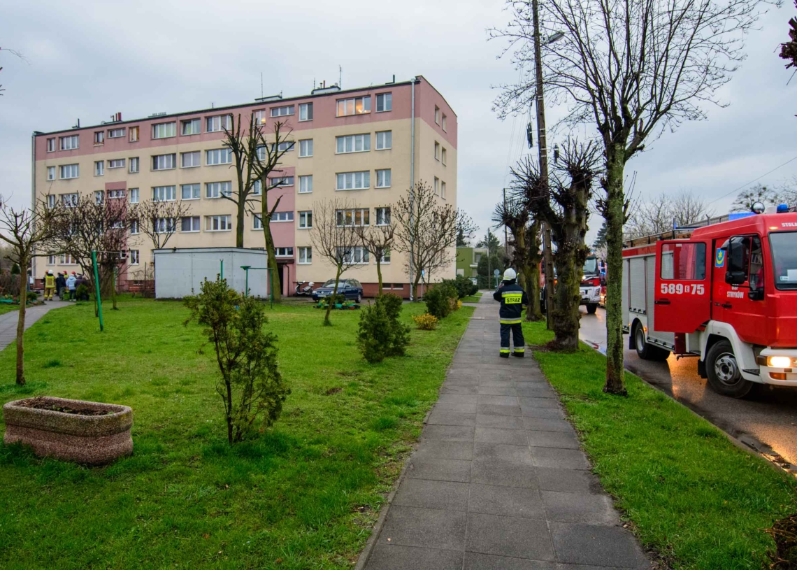 Wybuch pieca w Strykowie