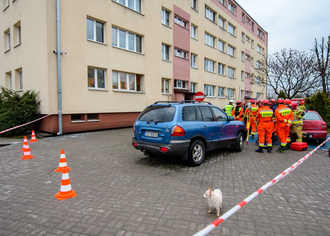 Wybuch pieca w Strykowie