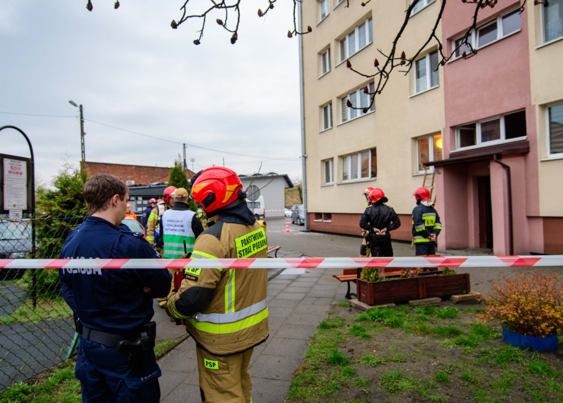 Wybuch pieca w Strykowie