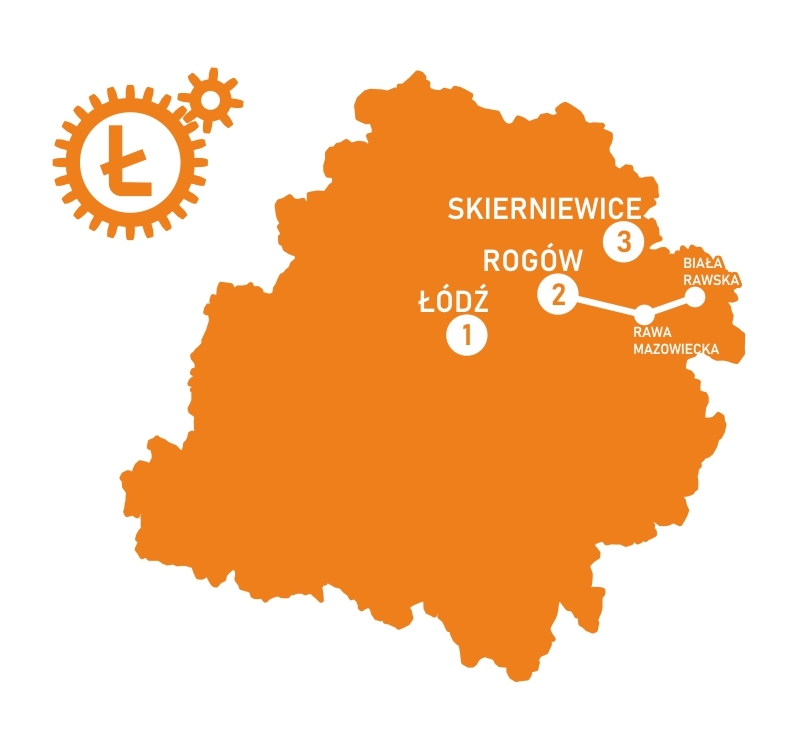 Szlak „Industrialne Łódzkie”, a na nim Zajezdnia Muzealna Brus, rogowska wąskotorówka i Parowozownia Skierniewice