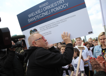 Rondo WOŚP w Piotrkowie Trybunalskim
