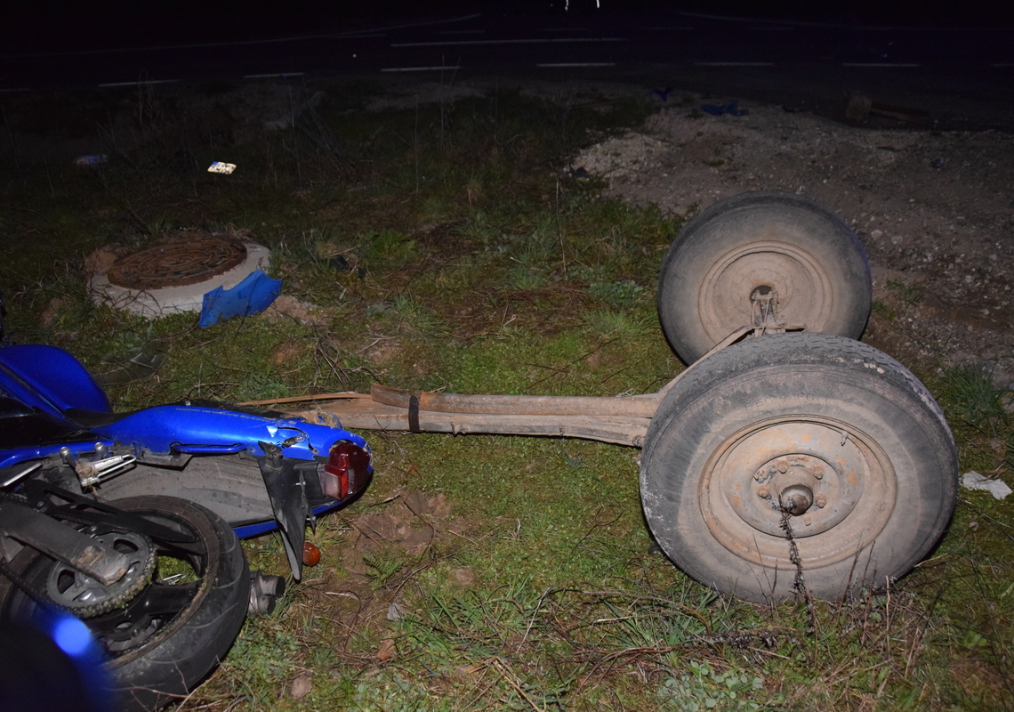 Początek sezonu motocyklowego w Łódzkiem - wypadki w powiecie opoczyńskim