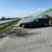 Wypadek na A1 w kierunku Katowic. Zderzenie 2 osobówek i ciężarówki 5 Wypadek na A1