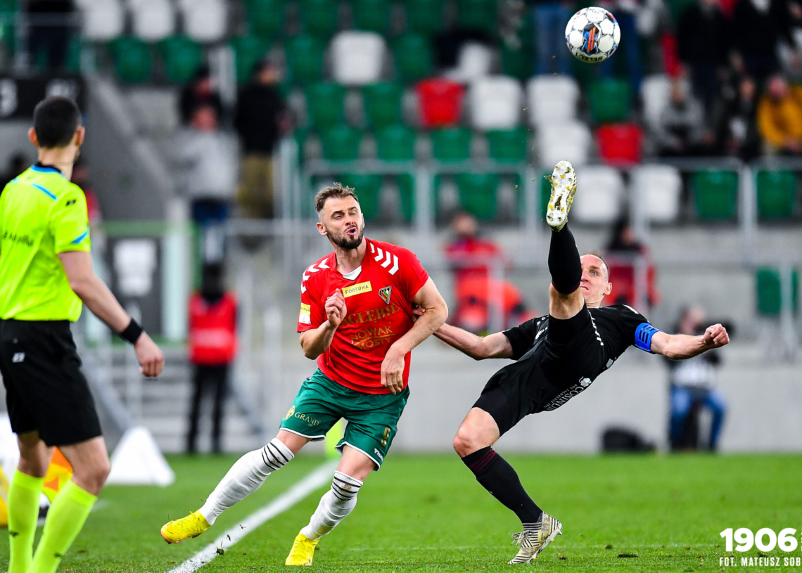 Zagłębie Sosnowiec - ŁKS Łódź 1:0. Niespodzianka po petardzie Rozwandowicza 1 Zagłębie Sosnowiec - ŁKS Łódź