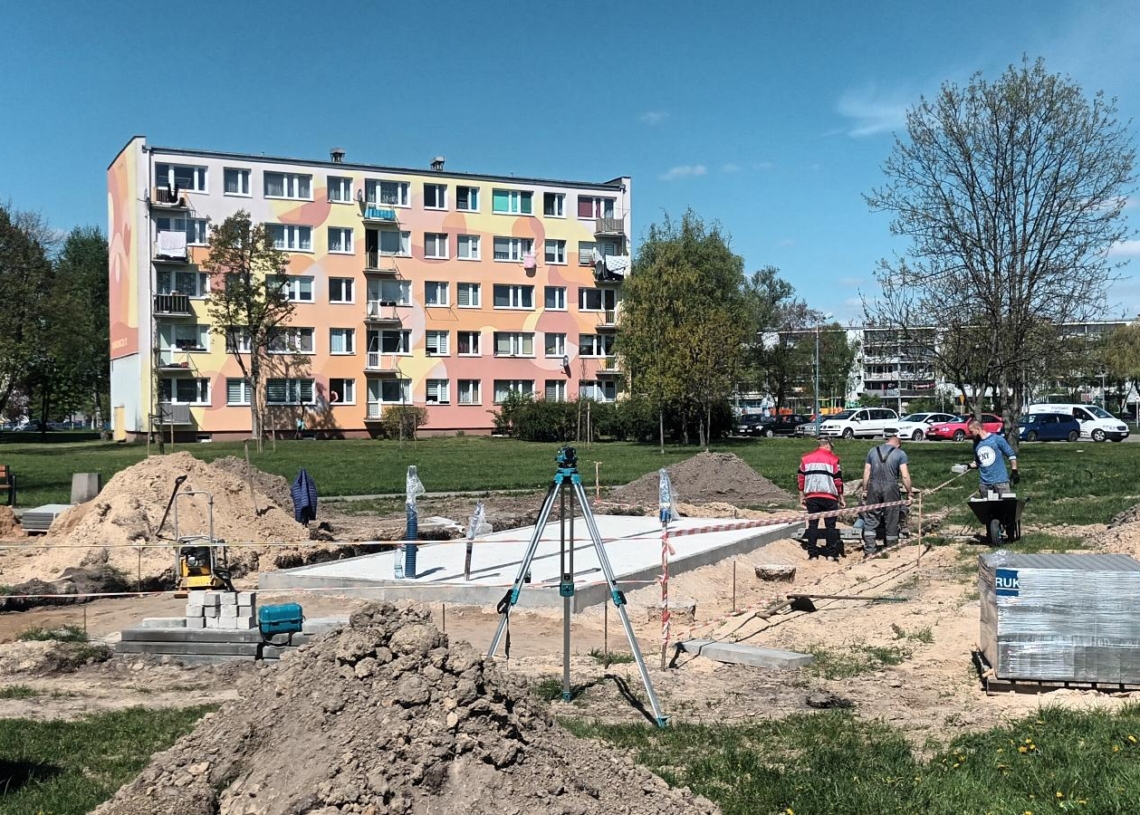 W Skierniewicach trwa budowa tężni solankowej za 300 tys. zł