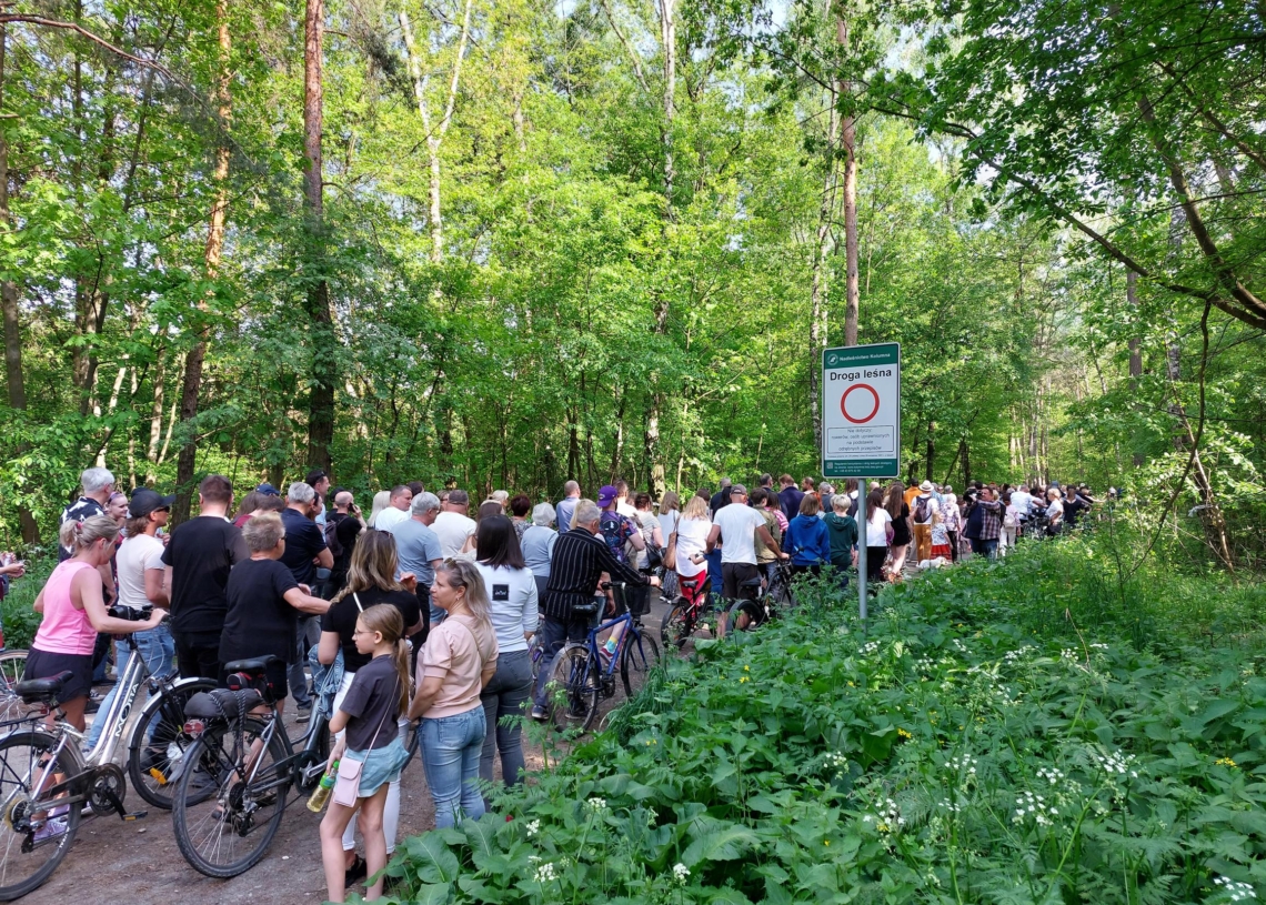 Samorządy przeciwne wycince Lasu Paprockiego w Zduńskiej Woli 1 Społeczny spacer w Lesie Paprockim