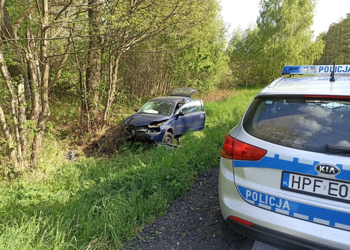 W Czarnym Lesie zatrzymano kierowcę, który miał w organizmie 2,5 promila alkoholu. Wcześniej staranował dwa znaki
