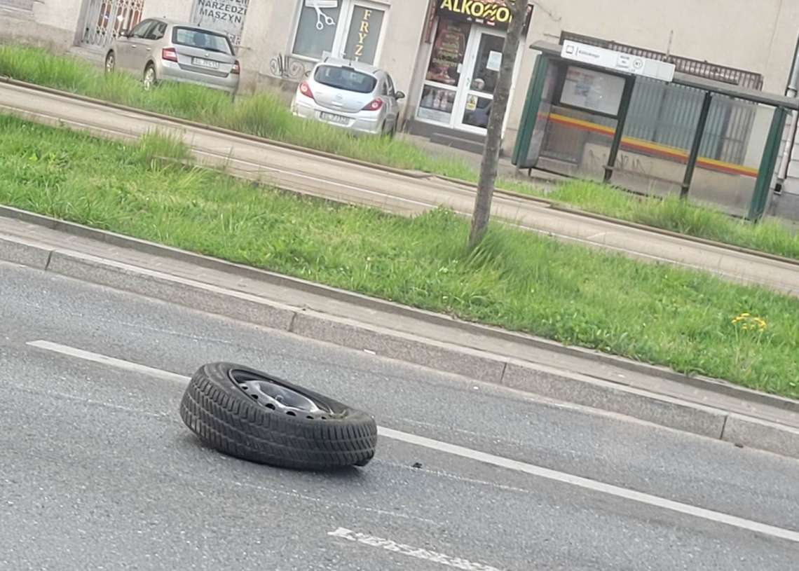 Wypadek na Piłsudskiego w Łodzi