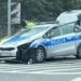 Kolizja radiowozu z oplem w Piotrkowie Trybunalskim. Policjant trafił do szpitala 6 kolizja radiowozu