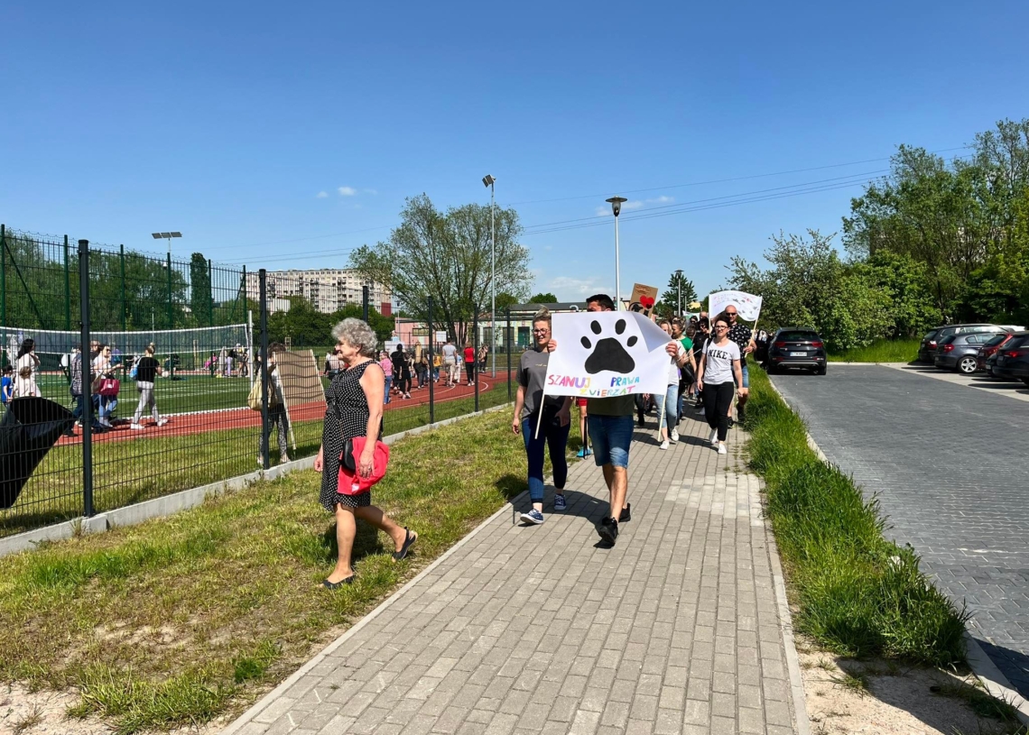 Marsz w obronie zwierząt